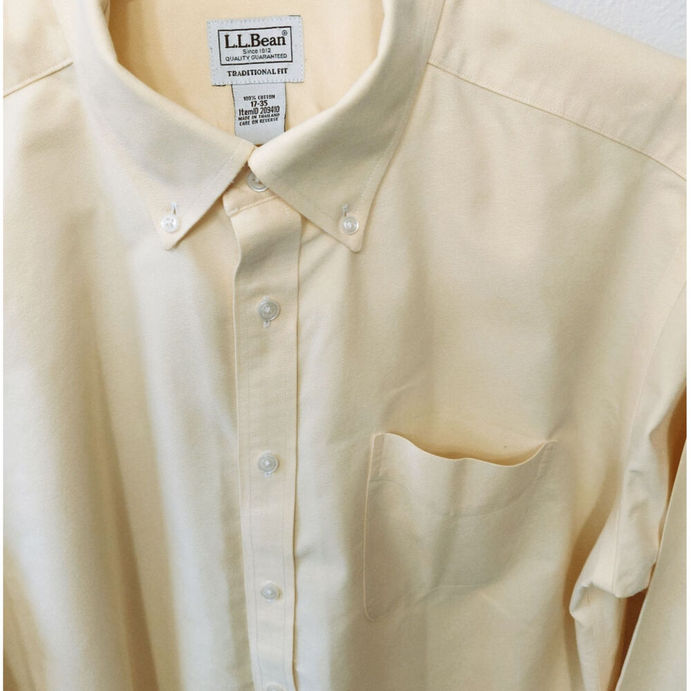 L.L. Bean Traditional Fit Button Down Oxford Shirt